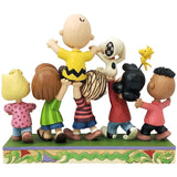 Jim Shore Peanuts Gang Celebration back