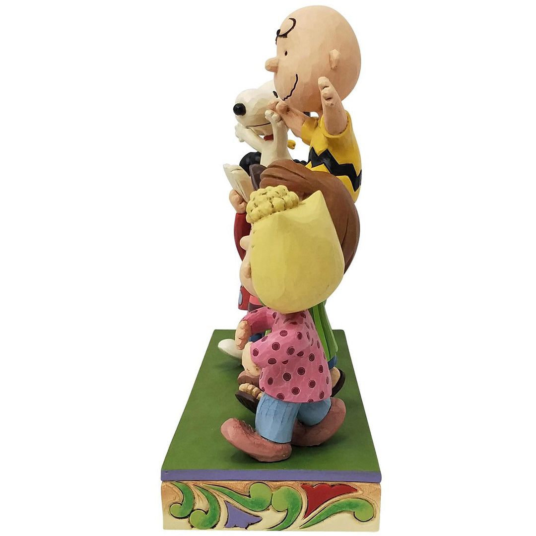 Jim Shore Peanuts Gang Celebration side