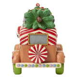 Jim Shore Peanuts Gingerbread Van back