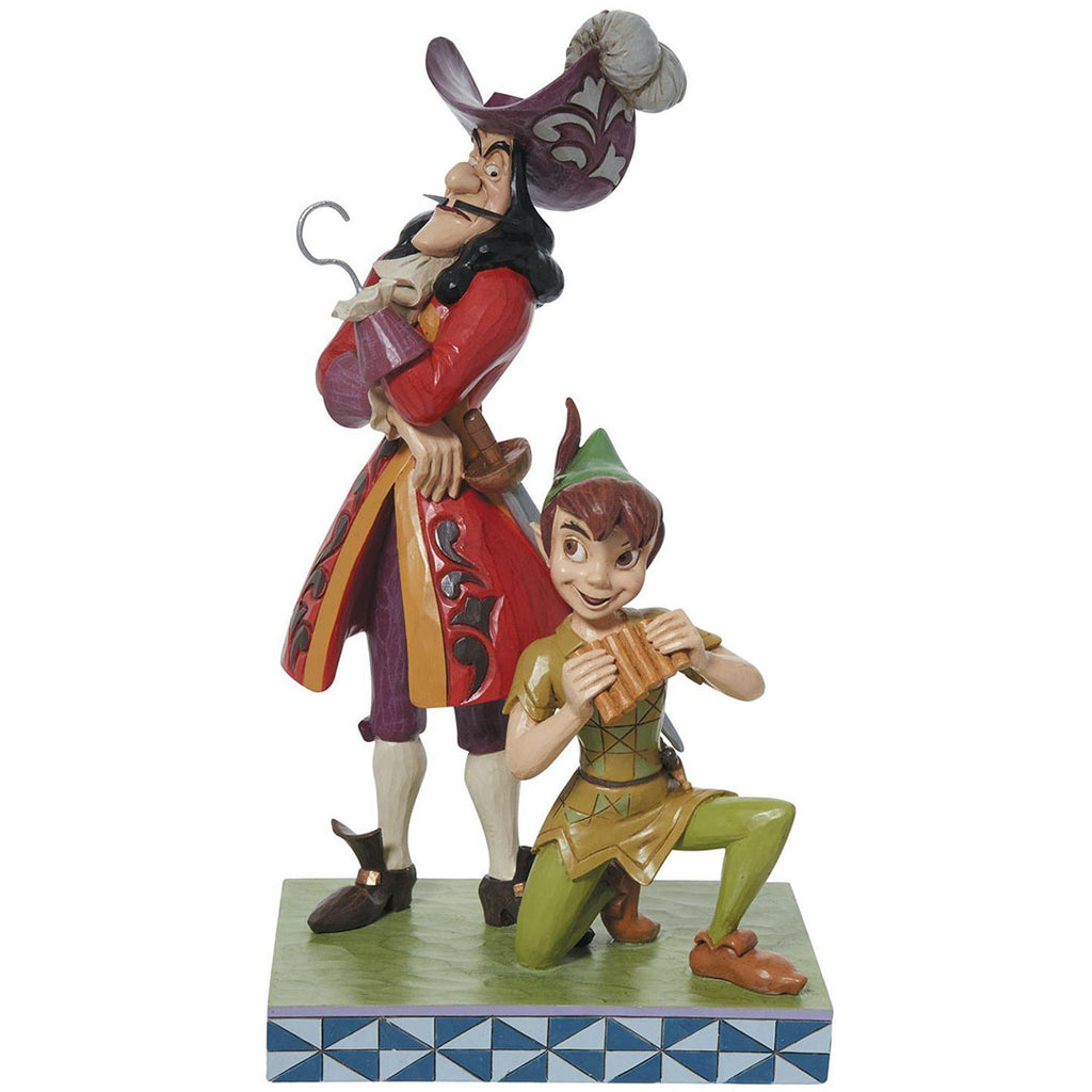 Jim Shore Peter Pan and Hook Good Vs Evil front
