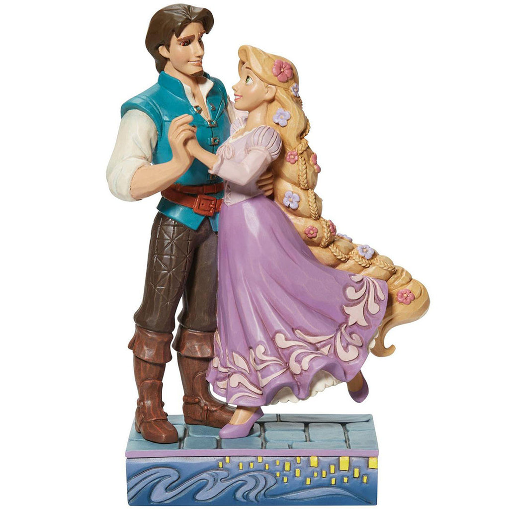 Jim Shore Rapunzel and Flynn Love front