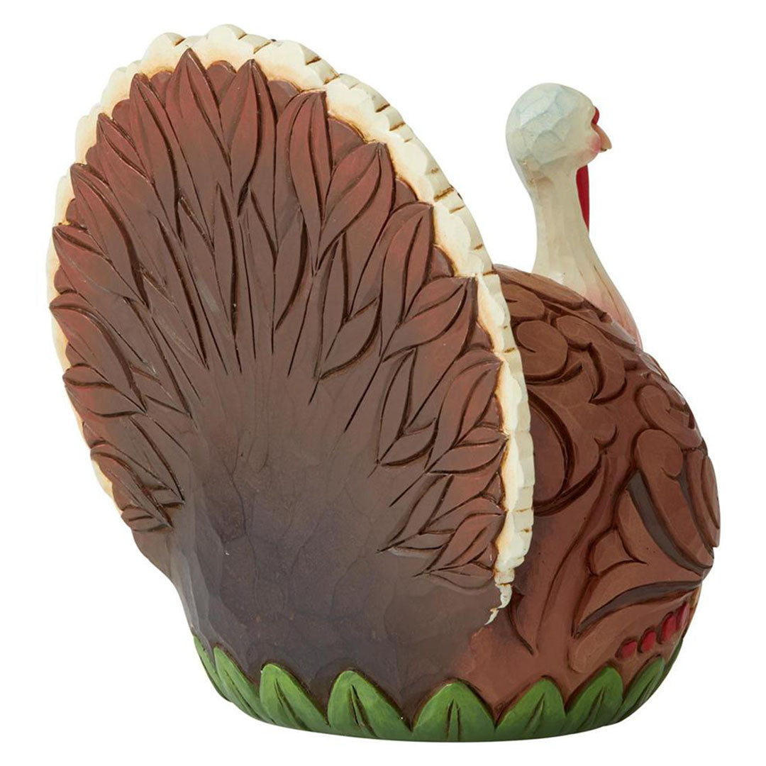 Jim Shore Small Turkey 4.5" back side