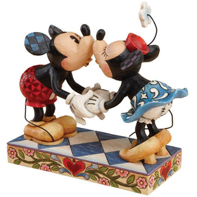 Jim Shore Mickey and Minnie Smooch For My Sweetie front