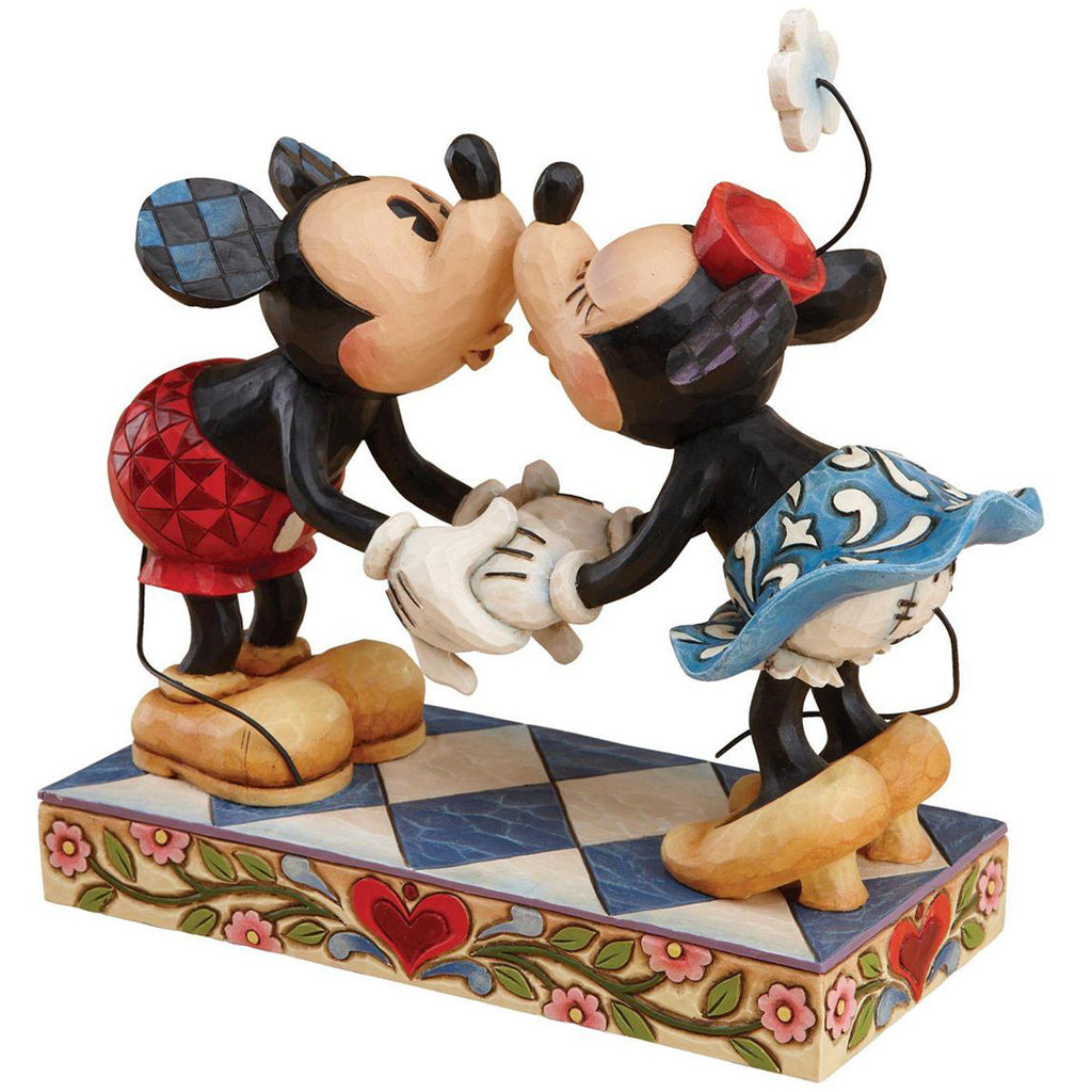 Jim Shore Mickey and Minnie Smooch For My Sweetie front