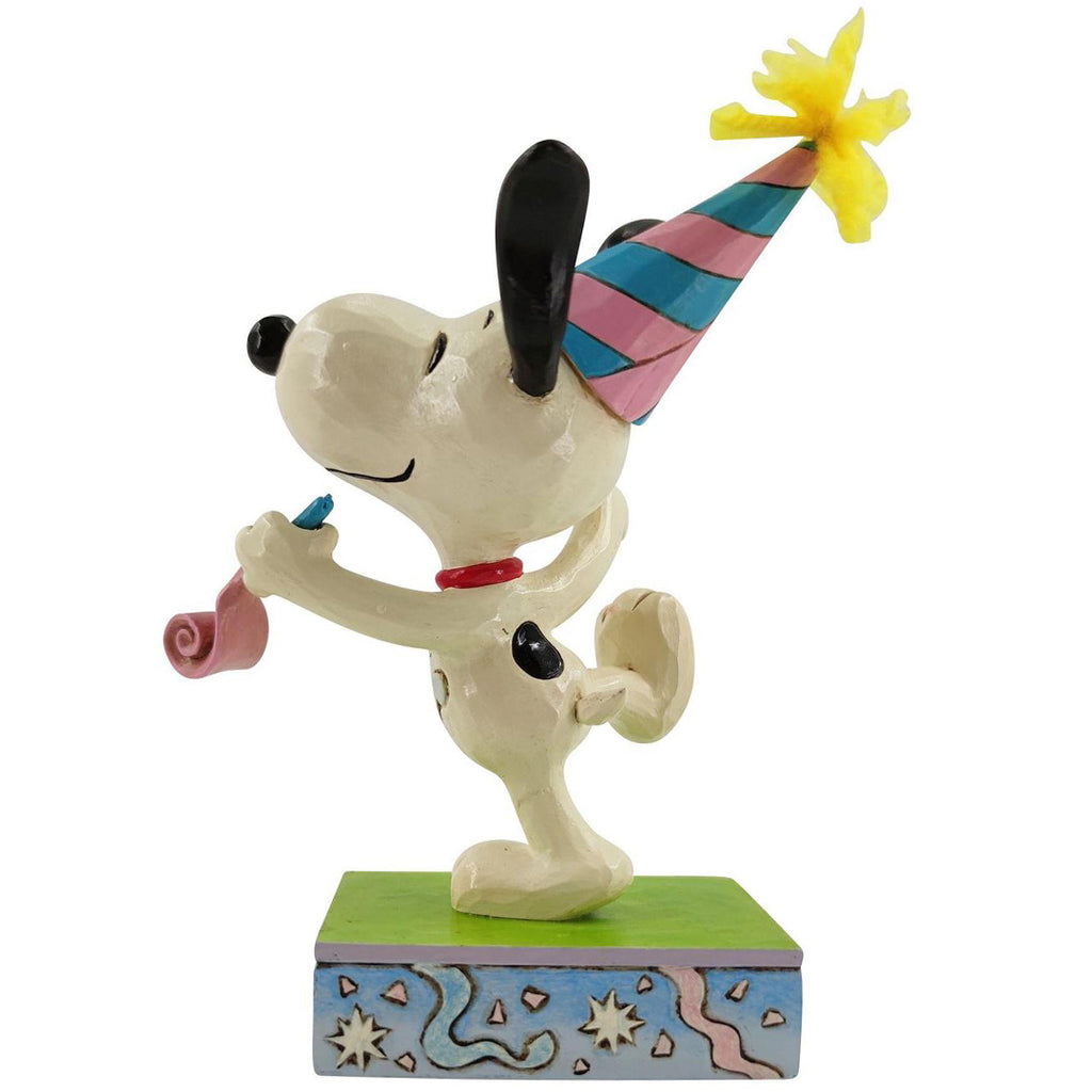 Jim Shore Snoopy Birthday back