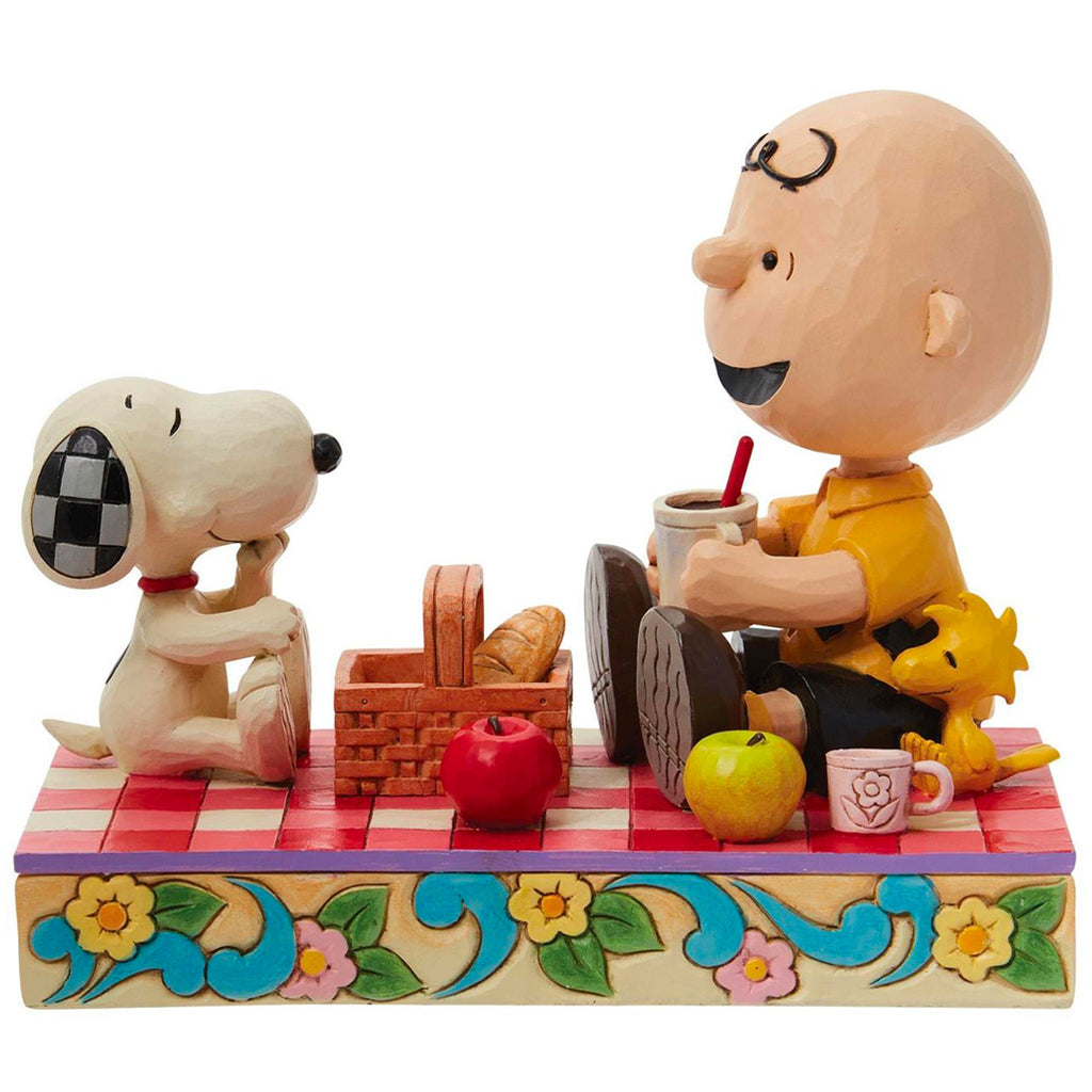 Jim Shore Snoopy, Charlie Brown & Woodst 4.875" front