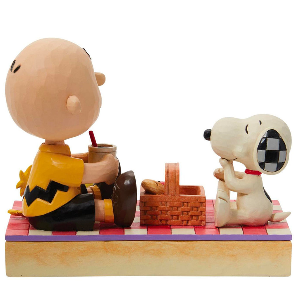 Jim Shore Snoopy, Charlie Brown & Woodst 4.875" back