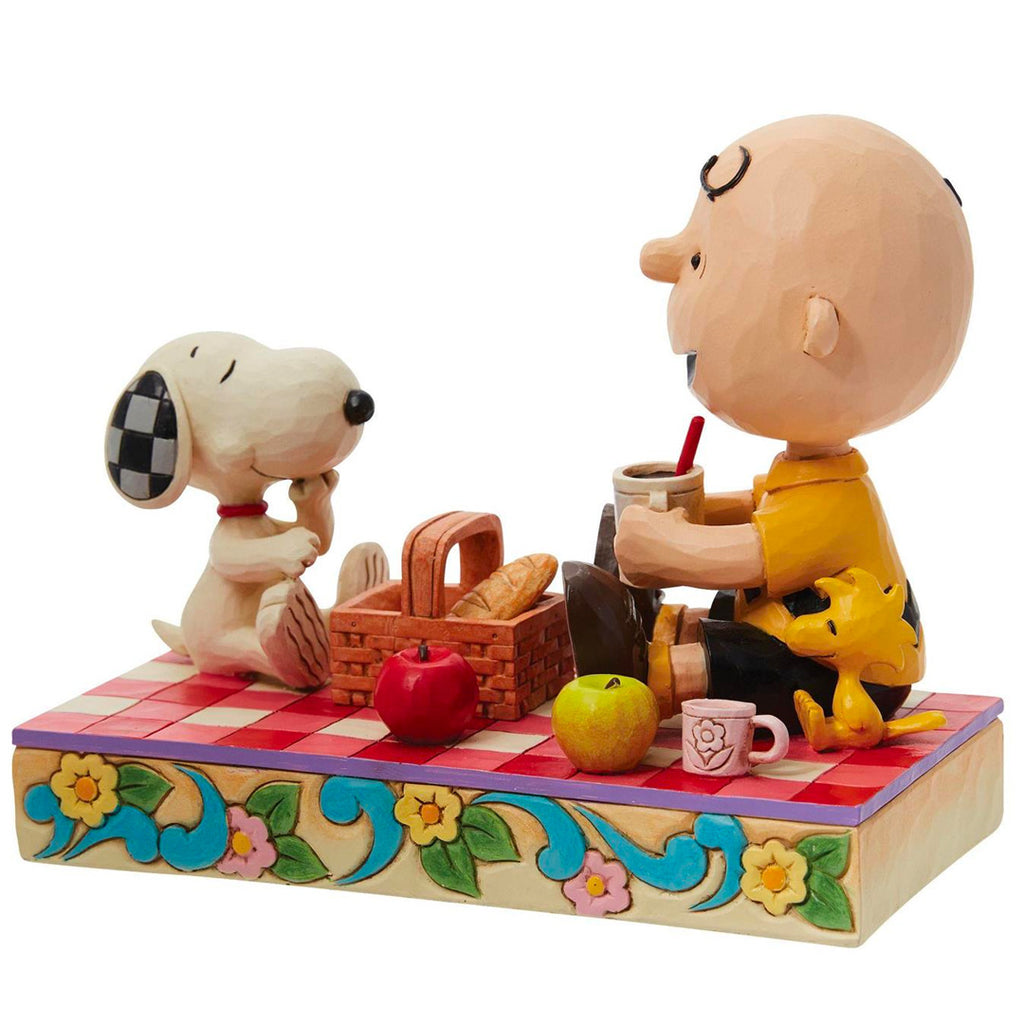Jim Shore Snoopy, Charlie Brown & Woodst 4.875" side