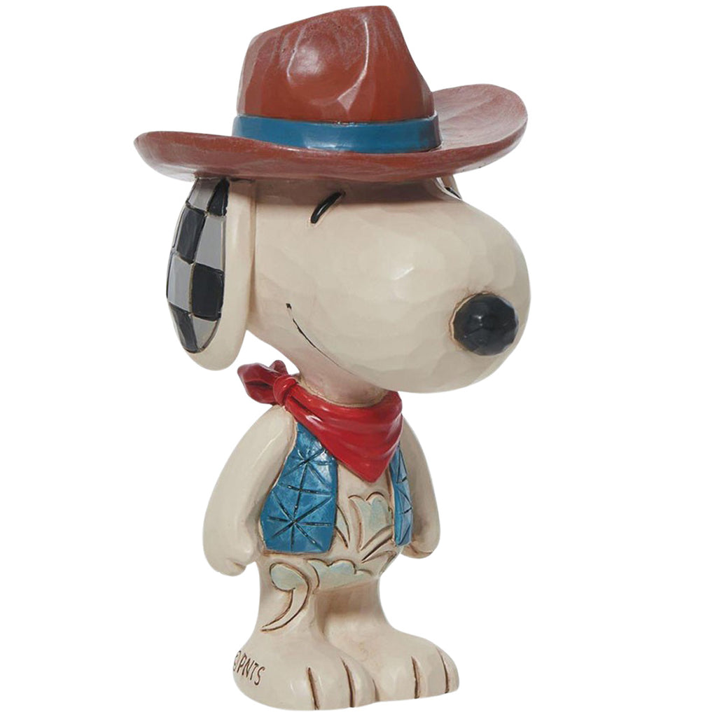 Jim Shore Snoopy Cowboy Mini front