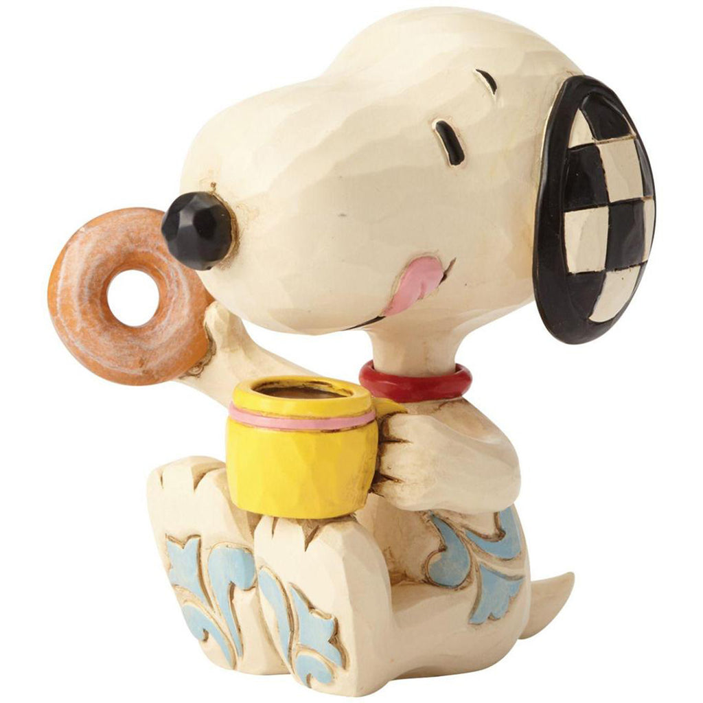 Jim Shore Snoopy Donut and Coffee Mini front