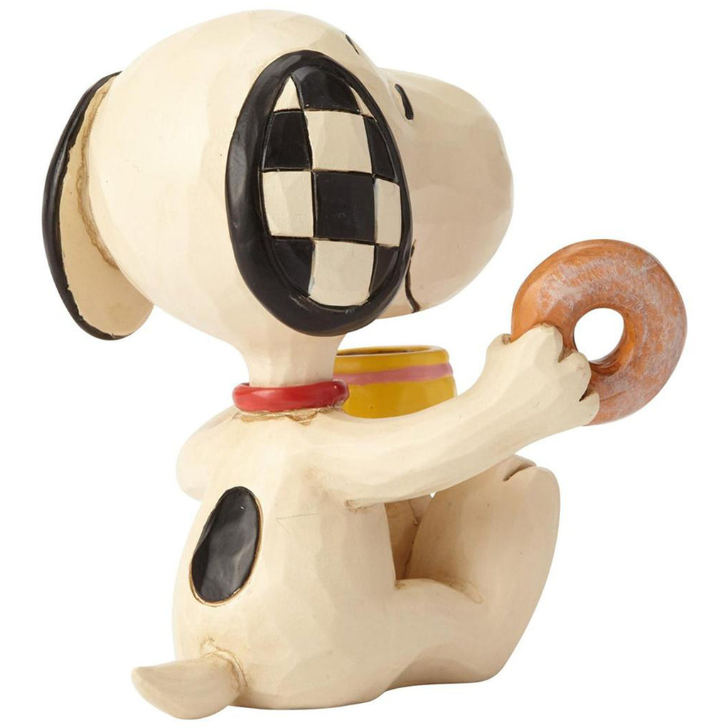 Jim Shore Snoopy Donut and Coffee Mini  back