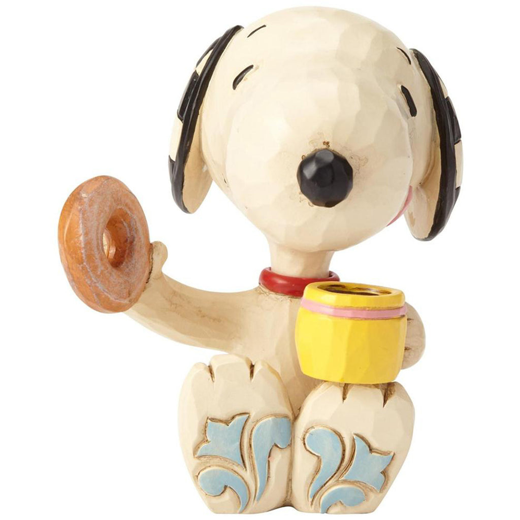 Jim Shore Snoopy Donut and Coffee Mini  side