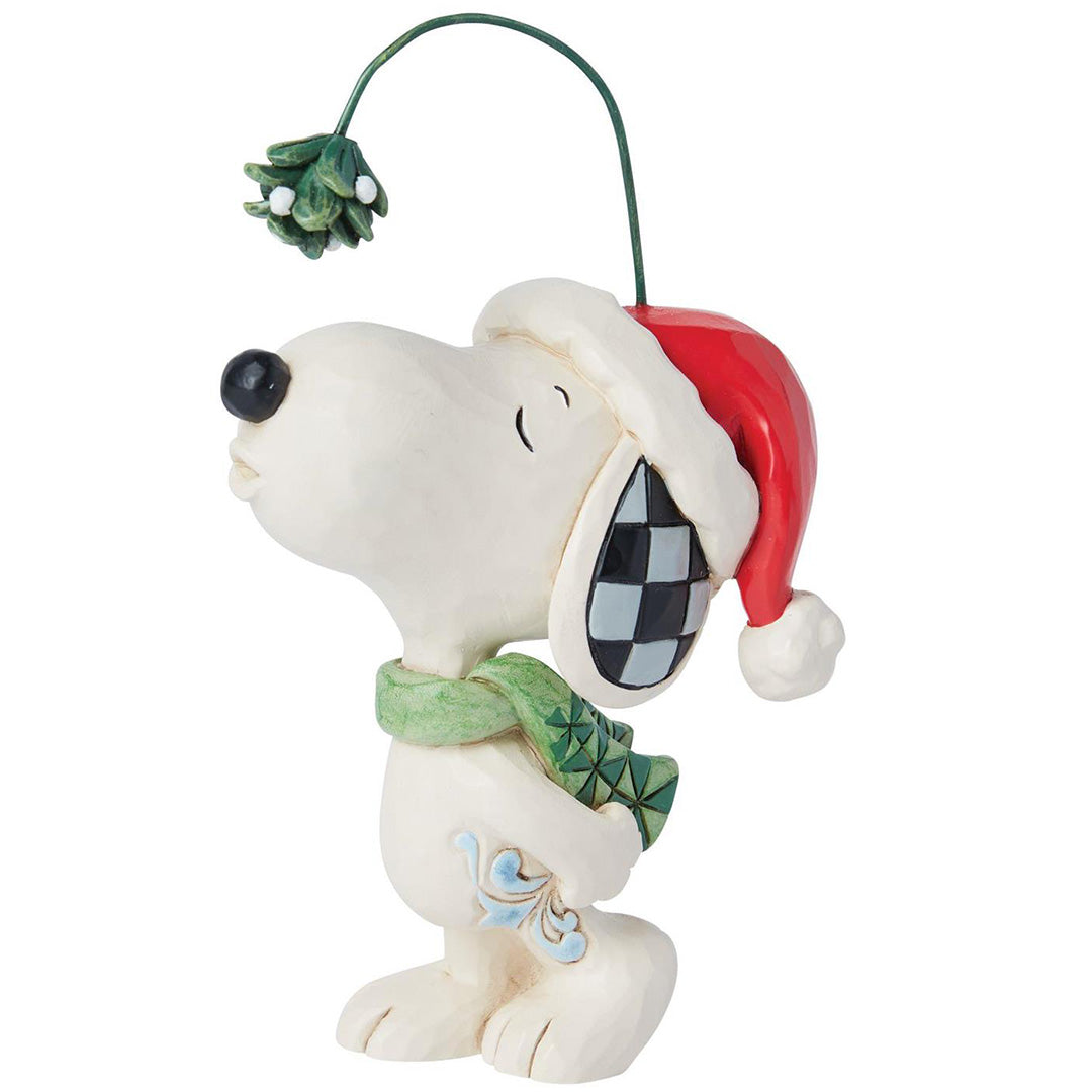 Jim Shore Snoopy Mistletoe Mini front