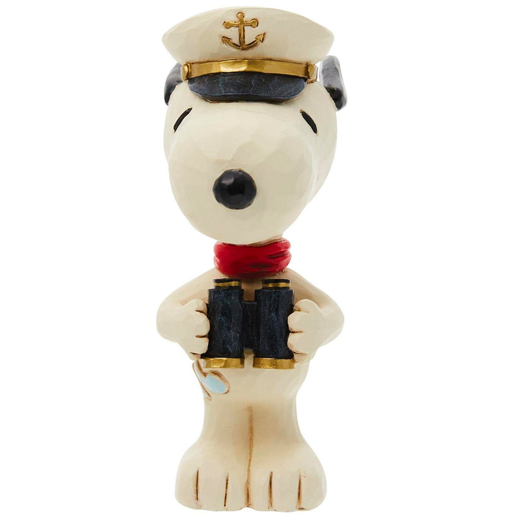 Jim Shore Snoopy Sailor Captain Mini 3.5" front