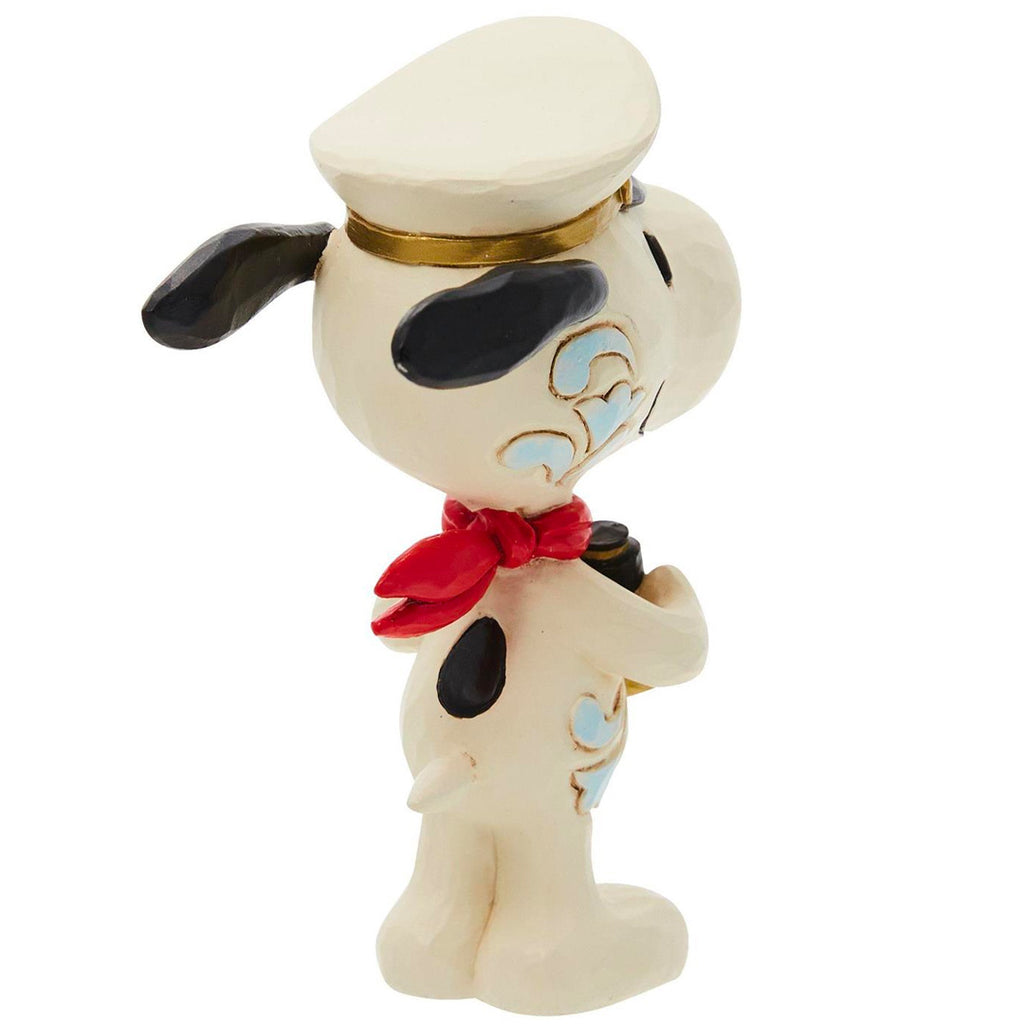 Jim Shore Snoopy Sailor Captain Mini 3.5" back