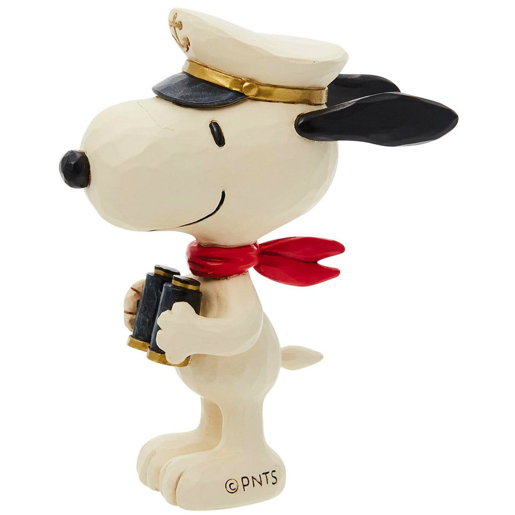Jim Shore Snoopy Sailor Captain Mini 3.5" side