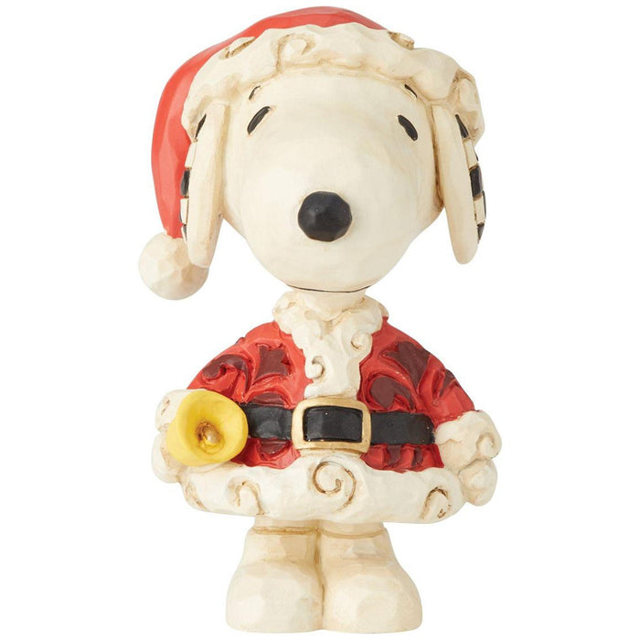 Jim Shore Snoopy Santa Mini front