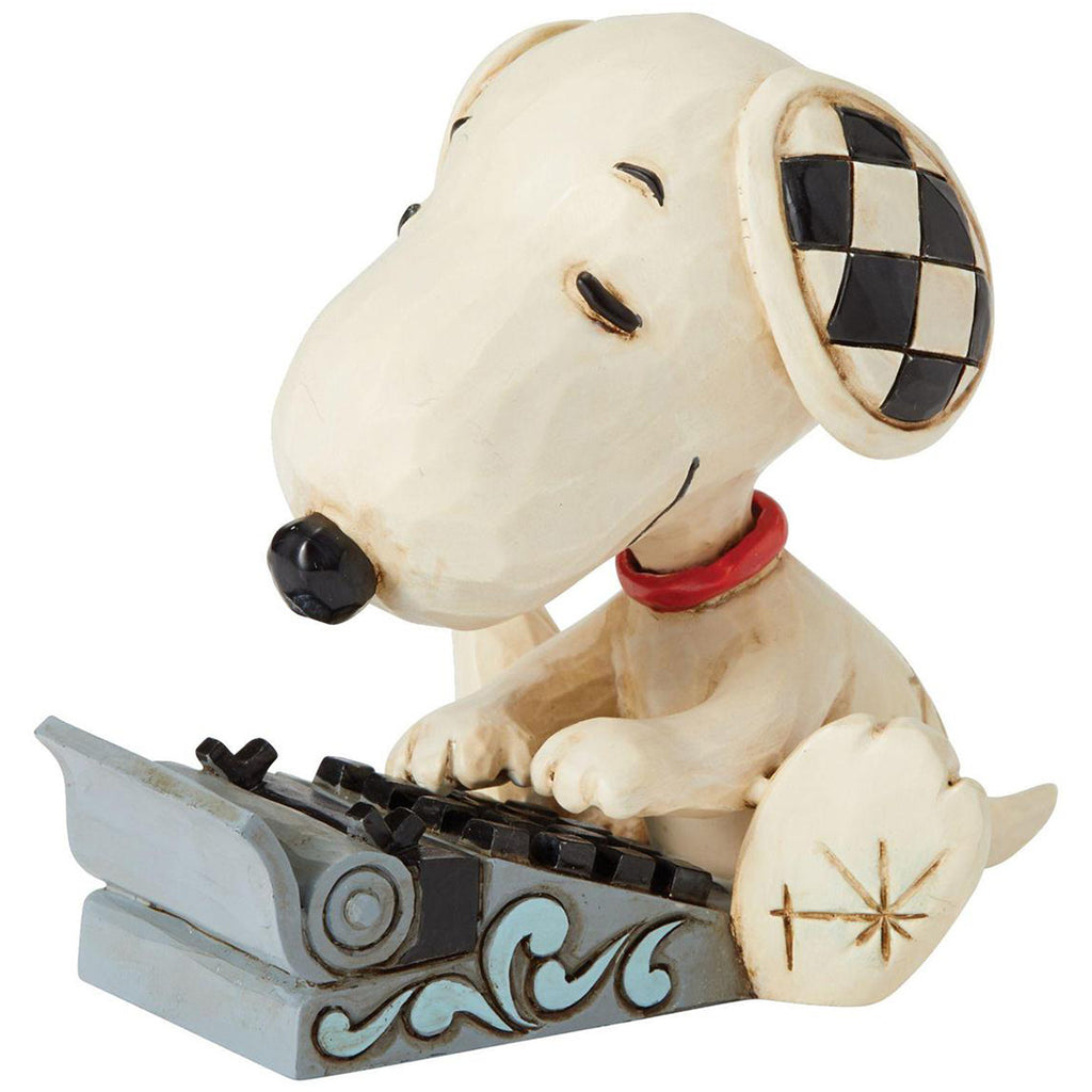 Jim Shore Snoopy Typing Mini front