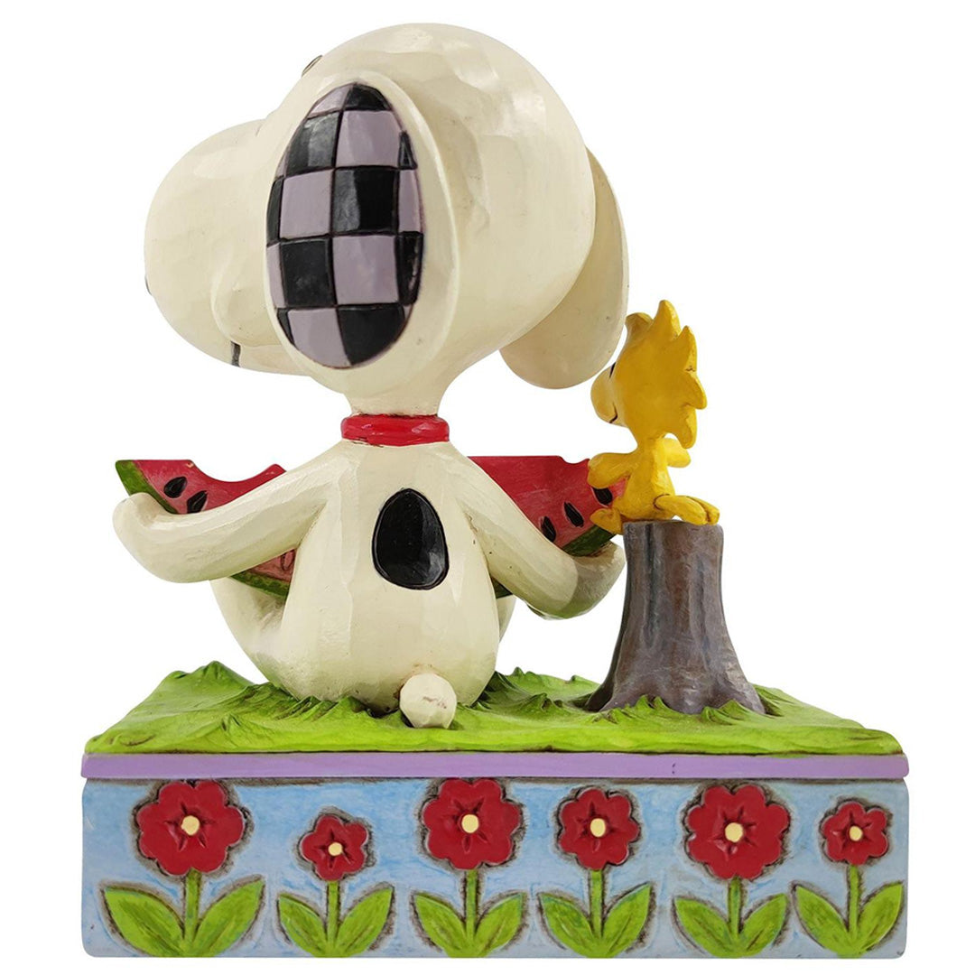 Jim Shore Snoopy Watermelon back