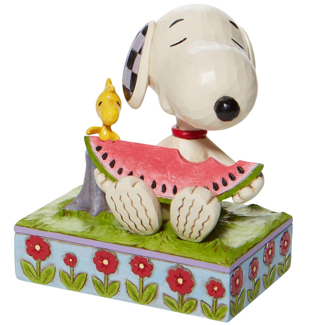 Jim Shore Snoopy Watermelon side