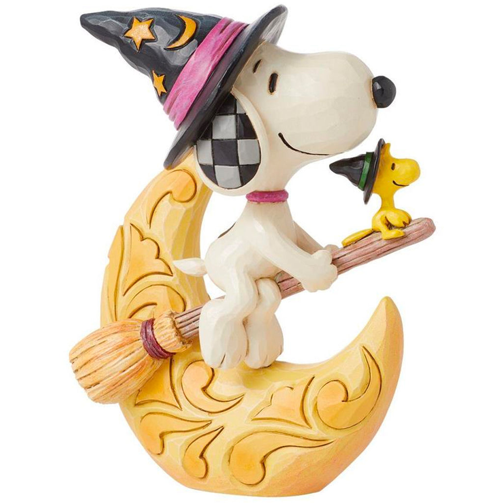 Jim Shore Snoopy Witch with Moon front
