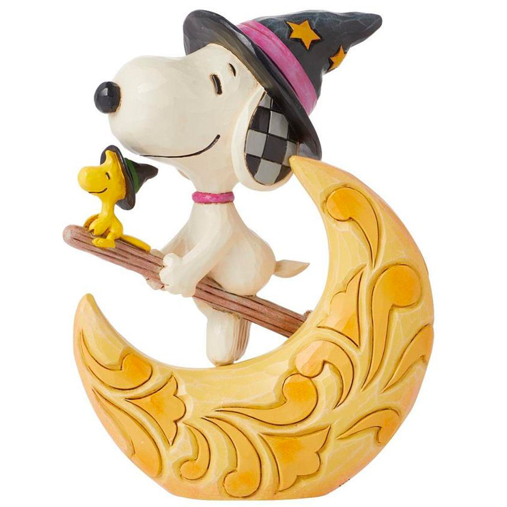 Jim Shore Snoopy Witch with Moon back