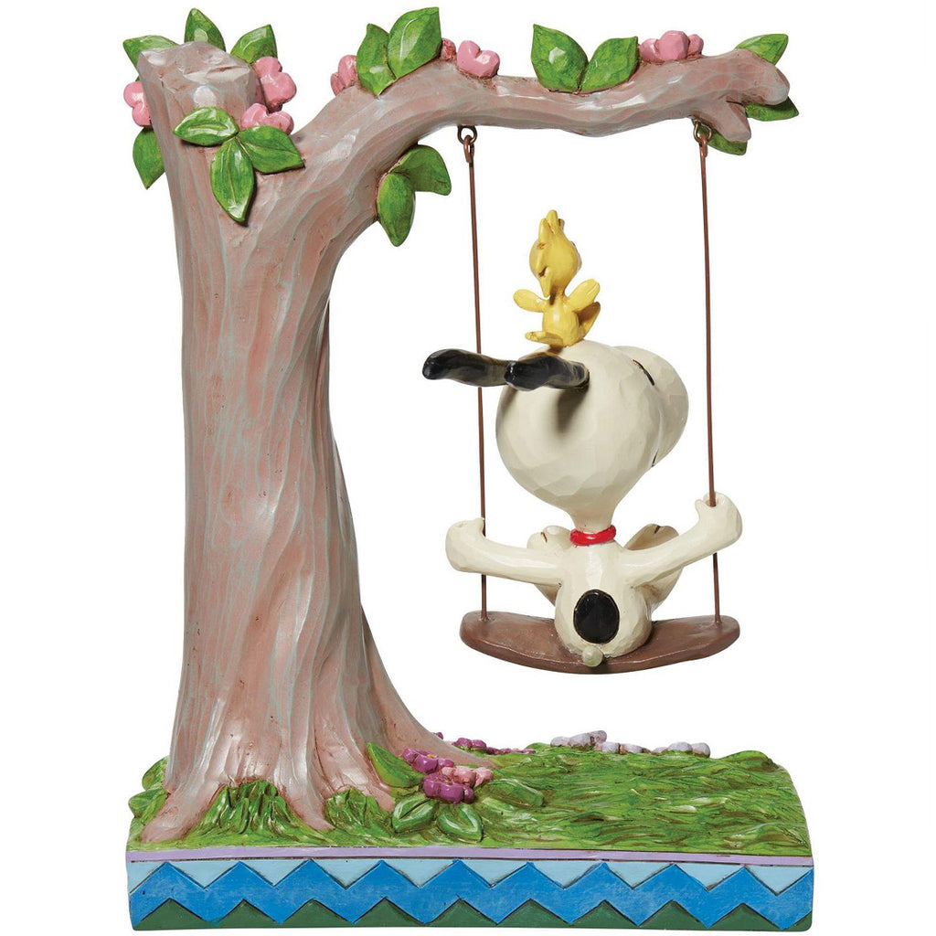 Jim Shore Snoopy and Woodstock on Swing back
