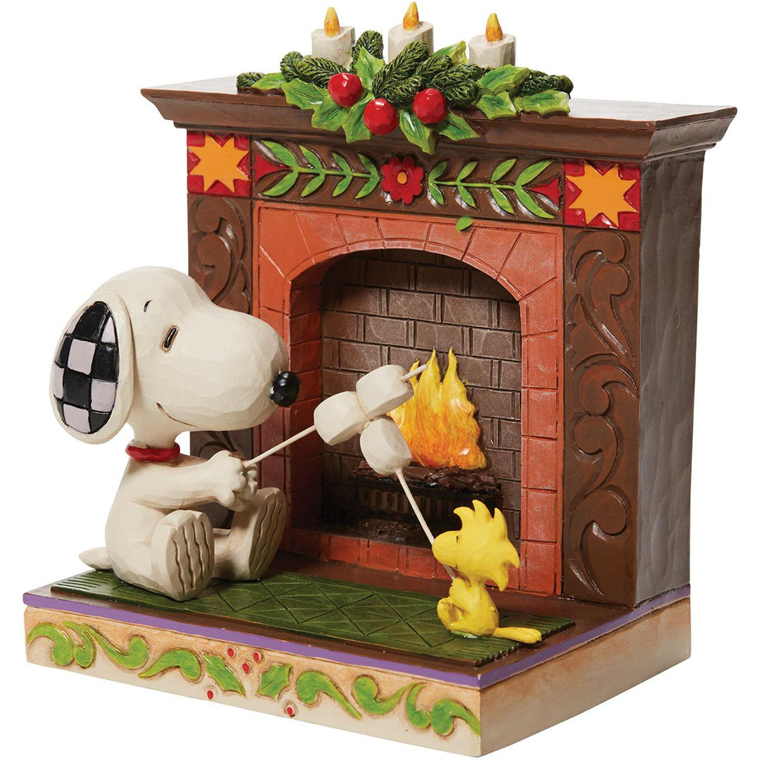 Snoopy & Woodstock Fireplace