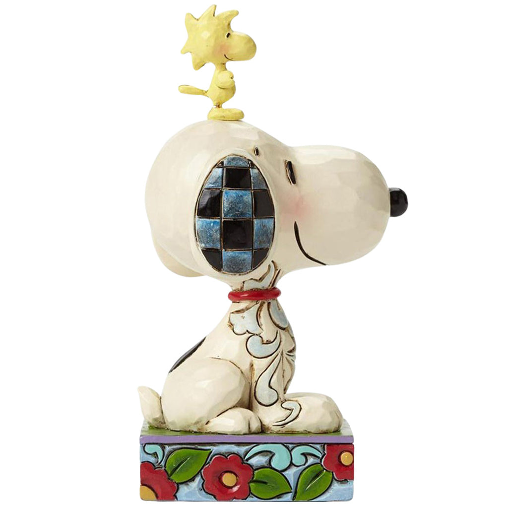 Jim Shore Snoopy and Woodstock Personality side
