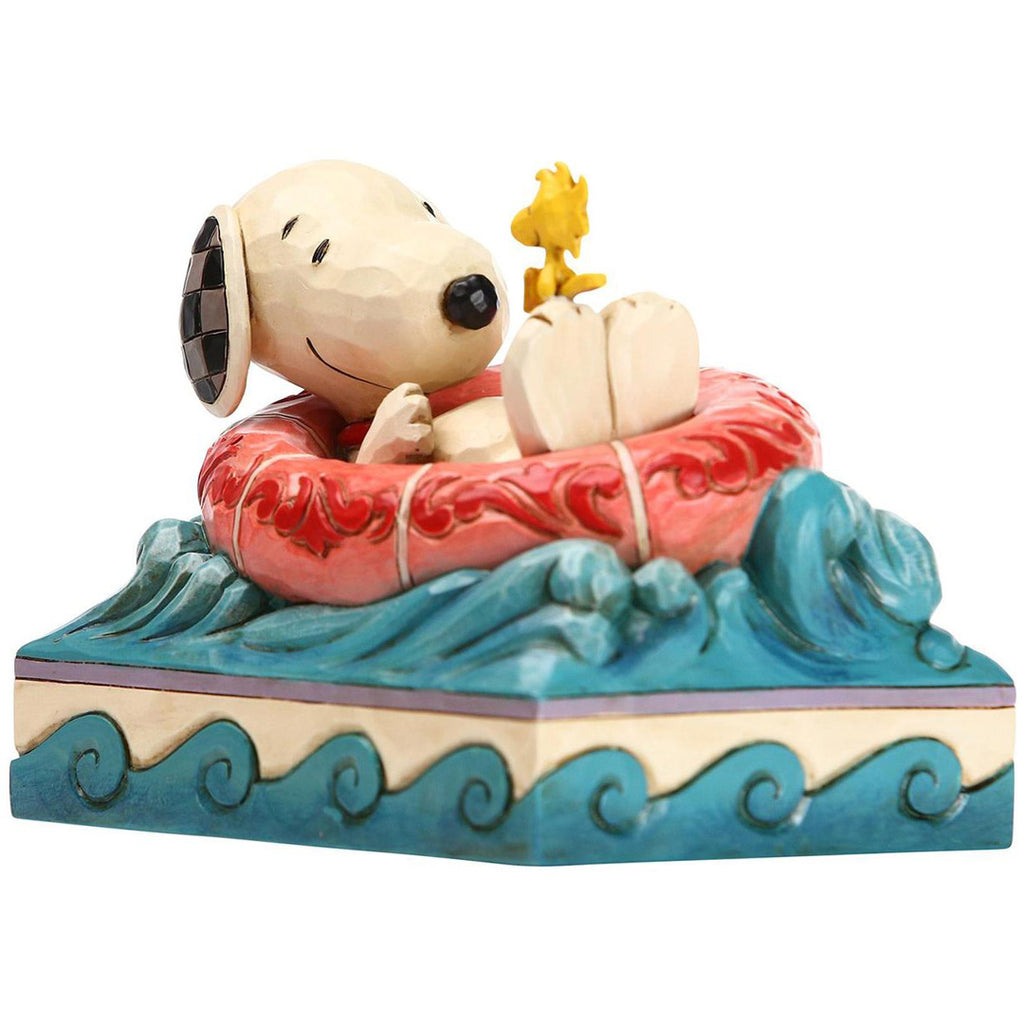 Jim Shore Snoopy and Woodstock in Floatie front