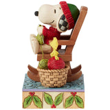 Jim Shore Snoopy in Rocking Chair left side
