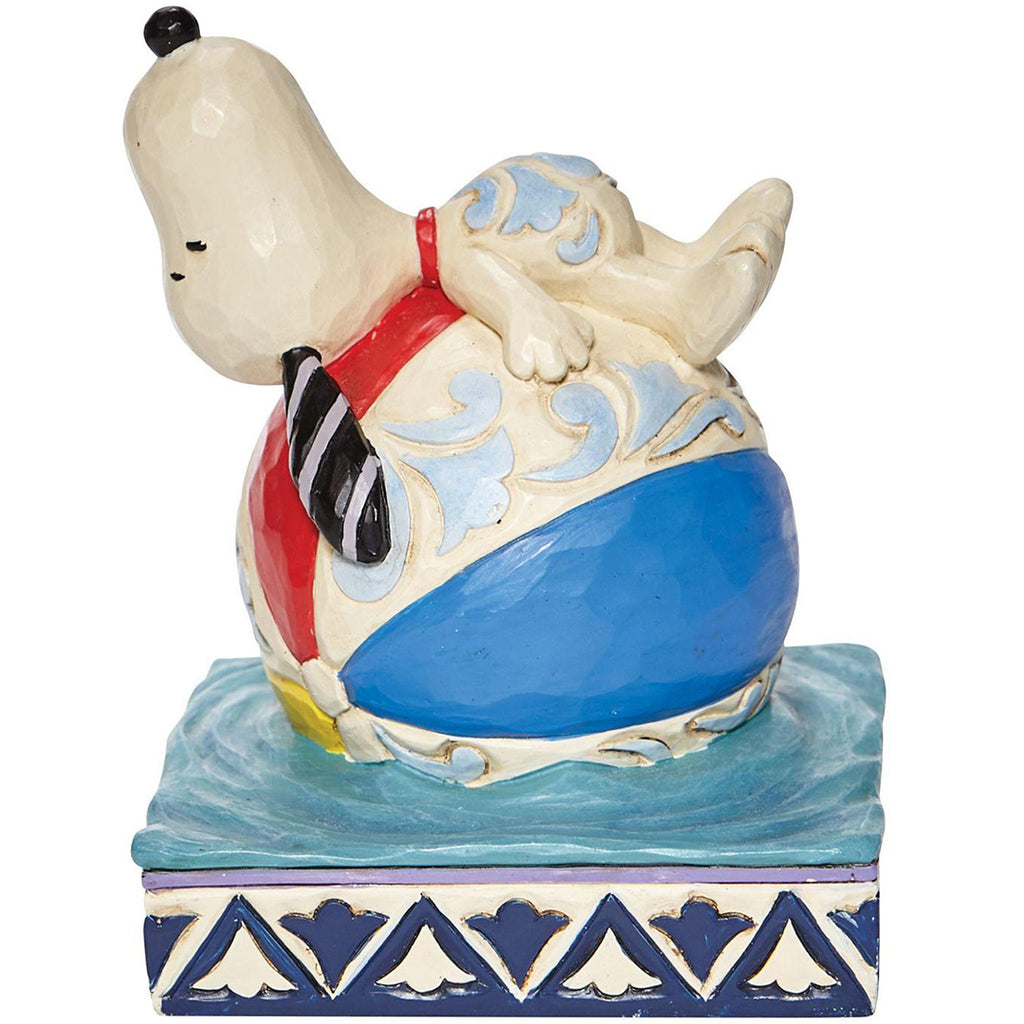 Jim Shore Snoopy on a Beach Ball front