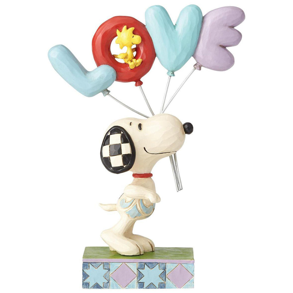Jim Shore Snoopy with LOVE Balloon front