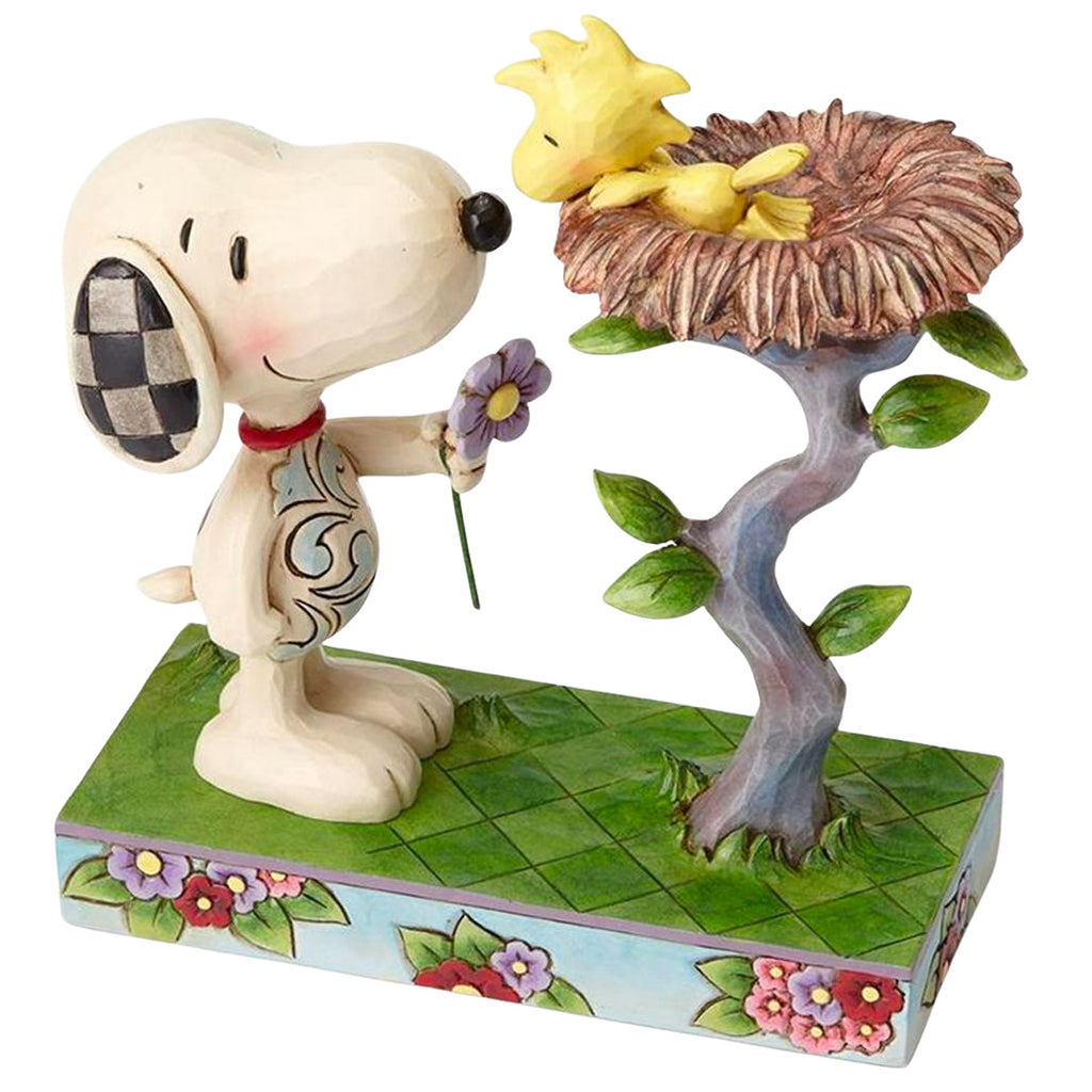 Jim Shore Snoopy with Woodstock in Nest top