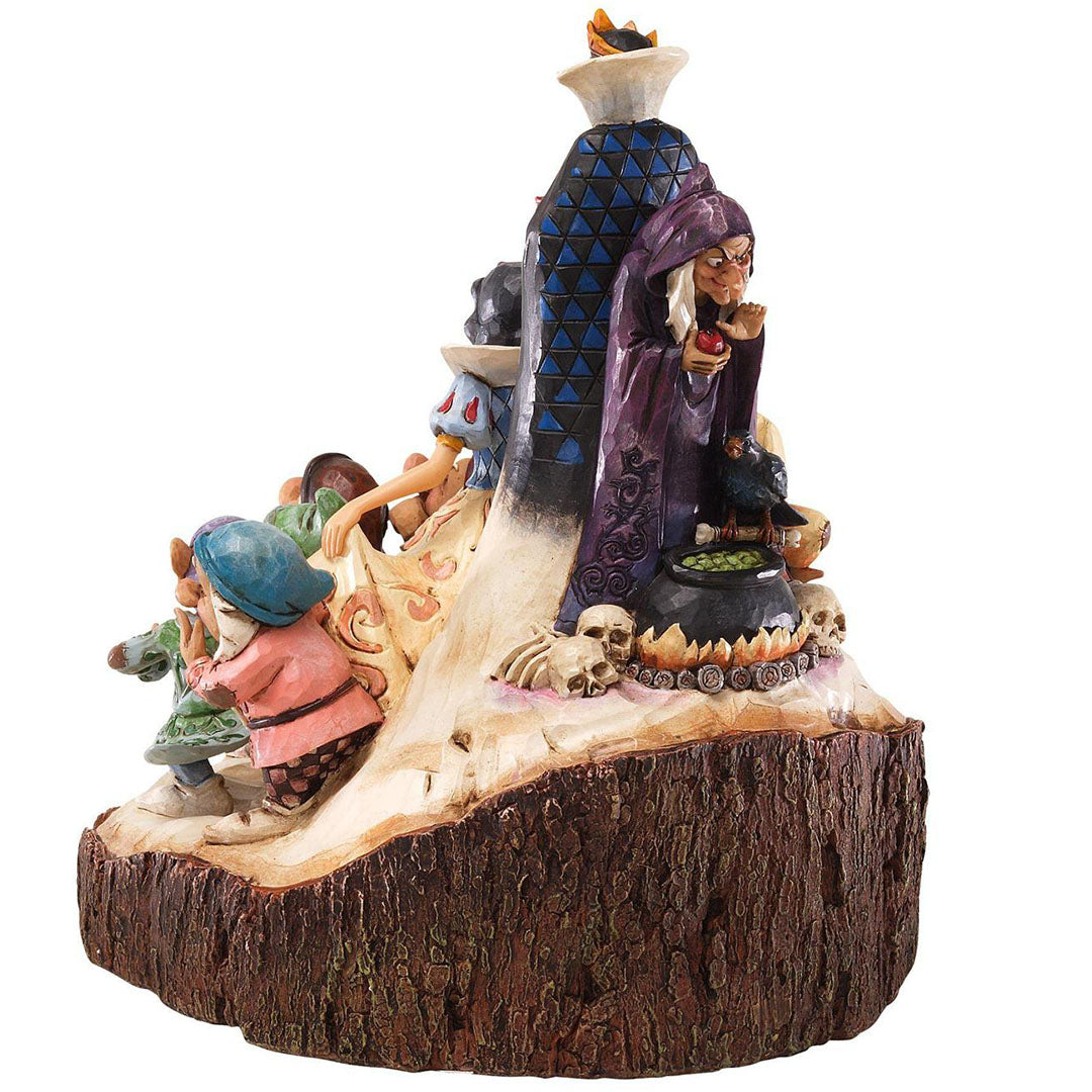Jim Shore Snow White Carved by Heart back