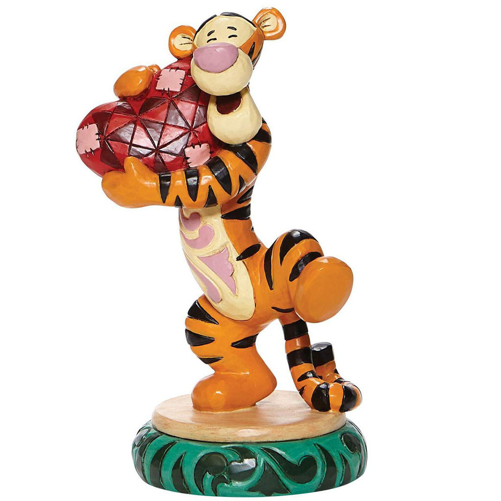 Jim Shore Tigger Holding Heart front