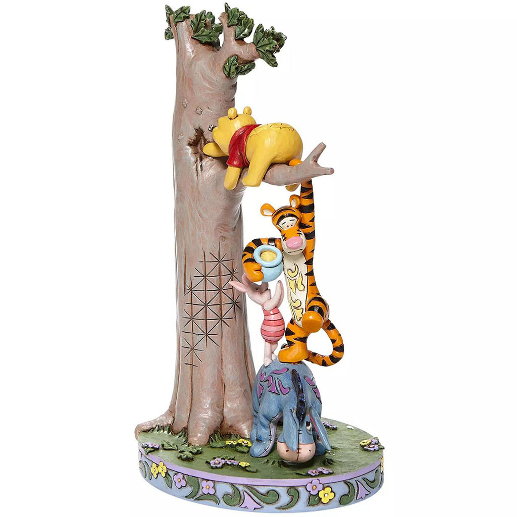 Jim Shore Tree with Pooh and friends back