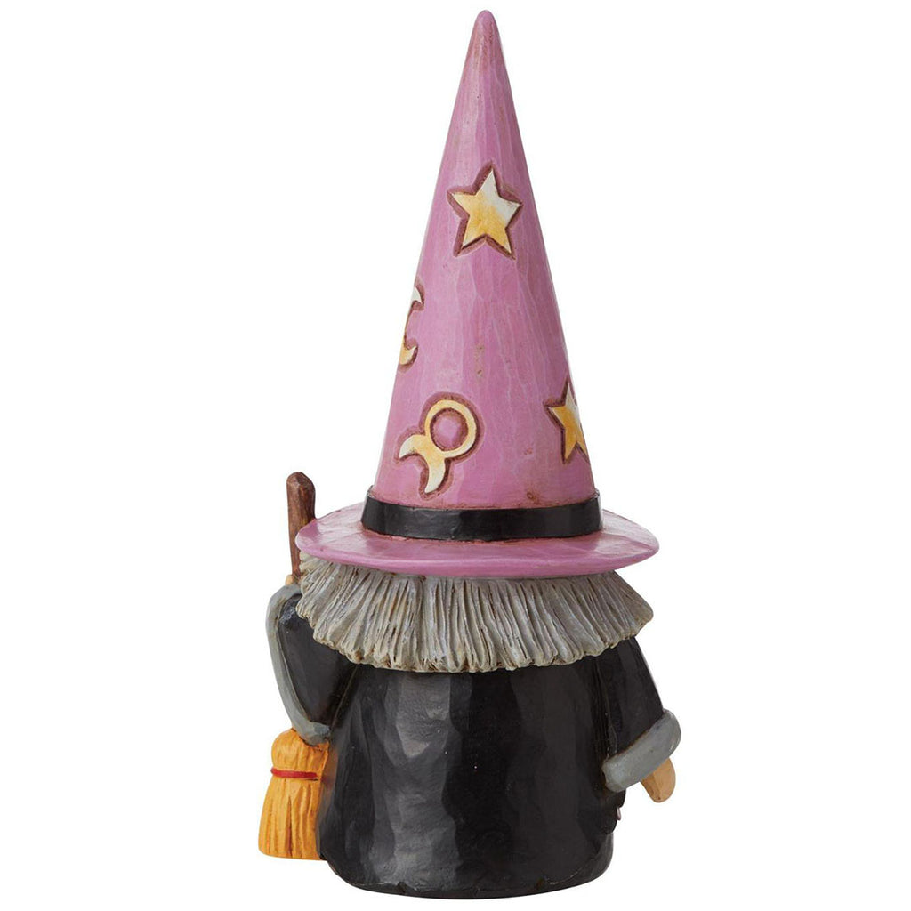 Jim Shore Witch Gnome 6.5" back