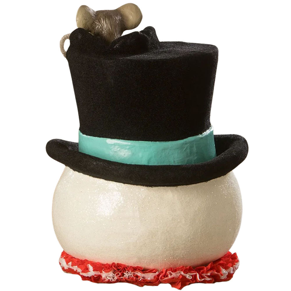 Jolly Snowman Top Hat Surprise by Bethany Lowe back