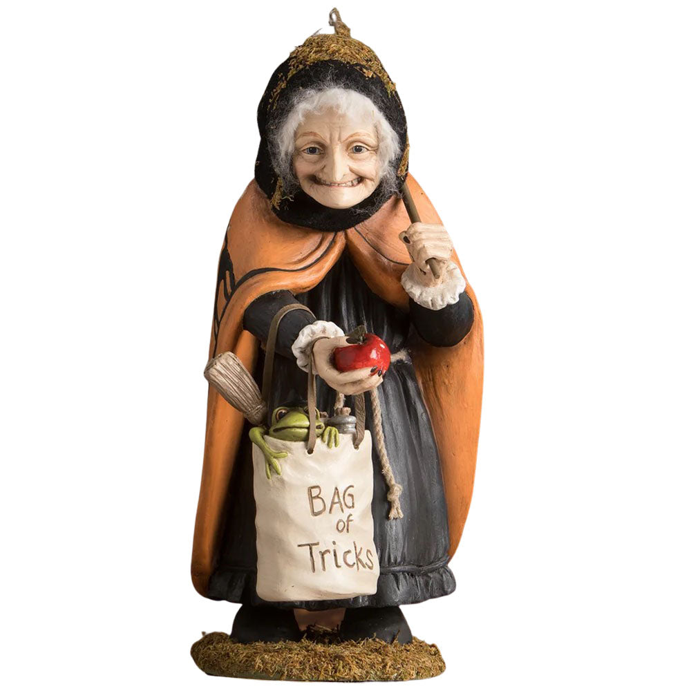 Just a Wee Bit Wicked Witch Halloween Figurine by Bethany Lowe front