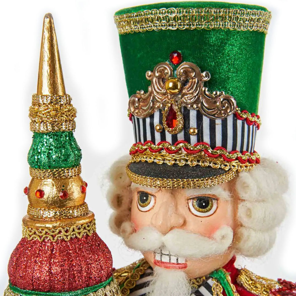 Katherine's Collection Merry and Bright Nutcracker 19-Inch close up
