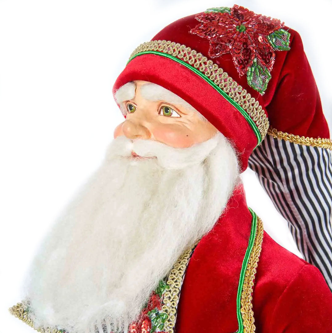 Katherine's Collection Santa Sam-Yule Tannenbaum Doll 32-Inch close up