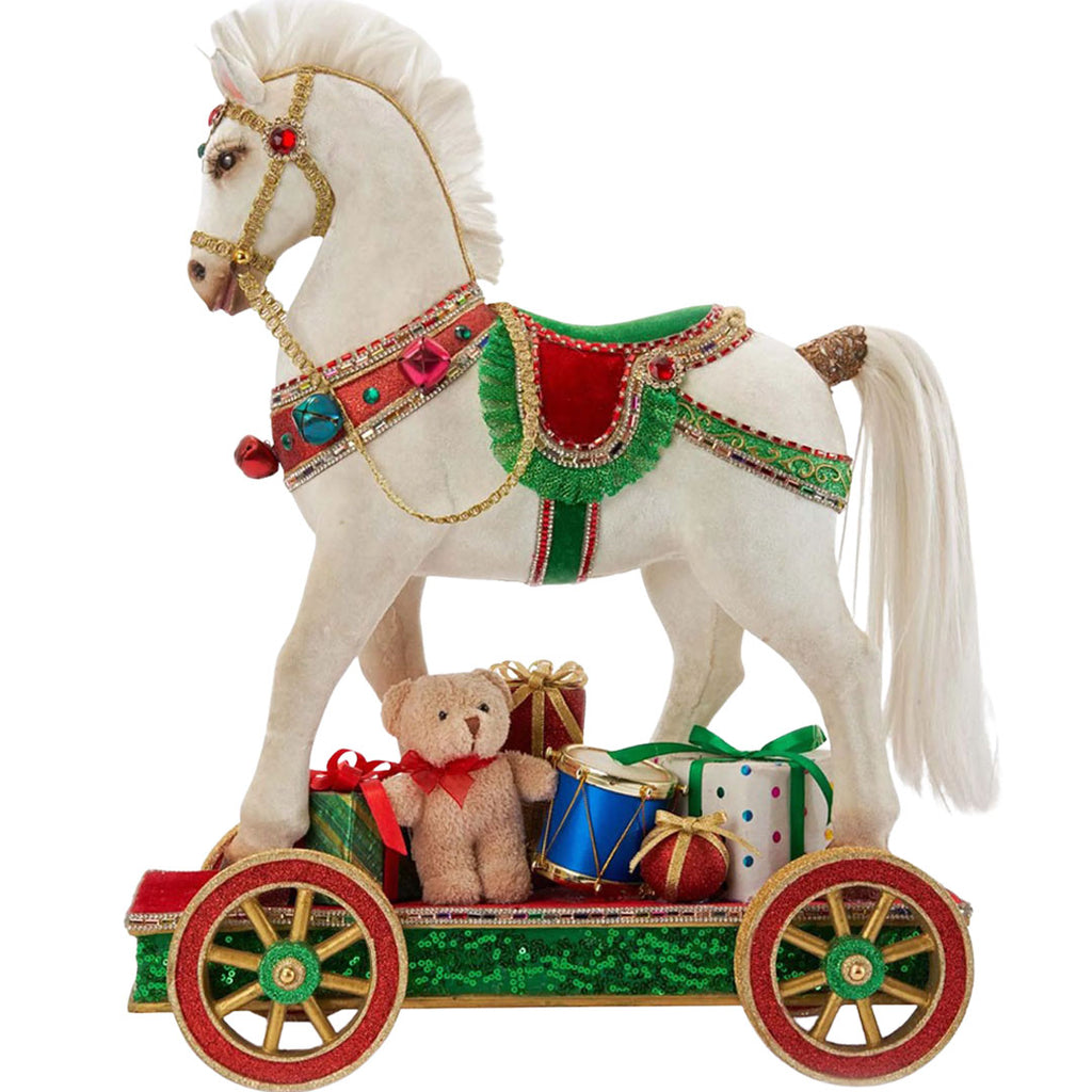 Katherine's Collection Toy Land Horse With Wheels front