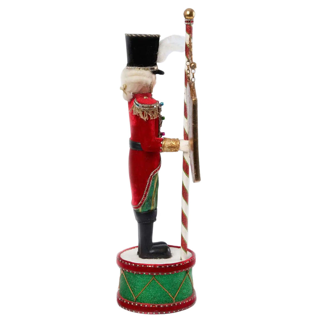 Katherine's Collection Toyland Nutcracker with Sign side