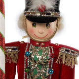 Katherine's Collection Toyland Nutcracker with Sign close up