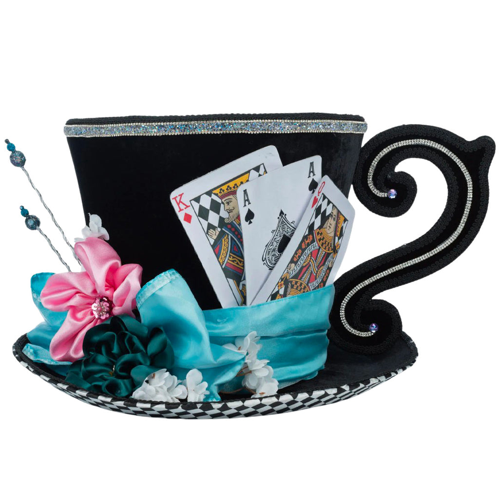 Katherine's Collection Mad Hatter Hat Candy Bowl  front