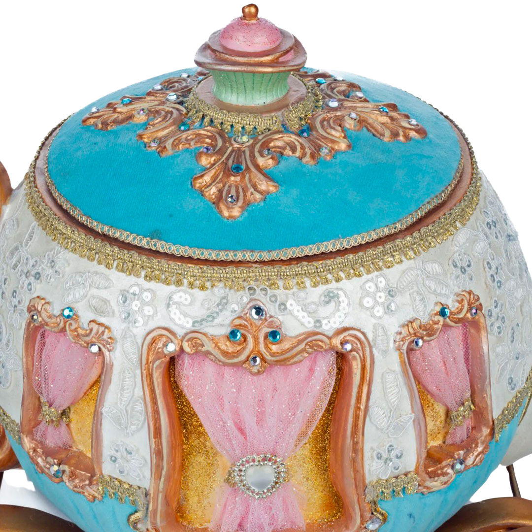 Katherine's Collection Teapot Carriage Candy Bowl  zoom in
