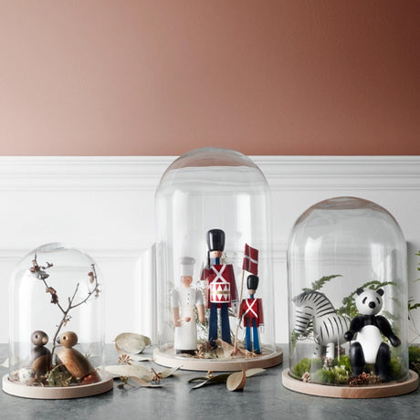 Kay Bojesen Pair of Sparrows Oak and Smoked Oak Set of 2 8