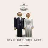 Kay Bojesen Bride Wooden Wedding Cake Topper 10