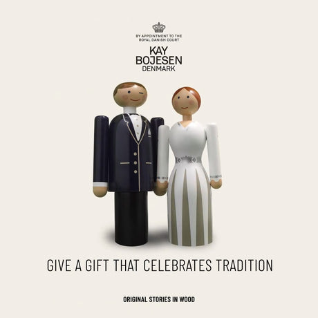 Kay Bojesen Bride Wooden Wedding Cake Topper 10